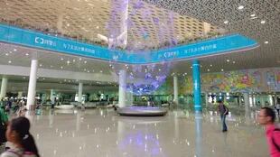 El moderno aeropuerto de Shenzhen