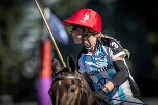 Catalina Lavinia marcó dos goles para el seleccionado argentino