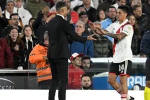 Cómo quedó la relación entre Demichelis y Enzo Pérez tras la victoria de River sobre Boca