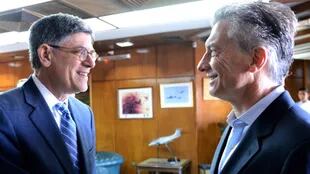 Mauricio Macri recibió al secretario del Tesoro de EE.UU., Jack Lew