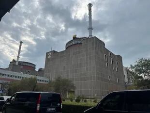 Central nuclear de Zaporiyia durante la visita de la OIEA.