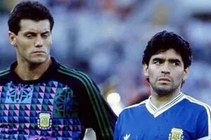 Goycochea recordó a Maradona en un Día de la Patria “diferente”