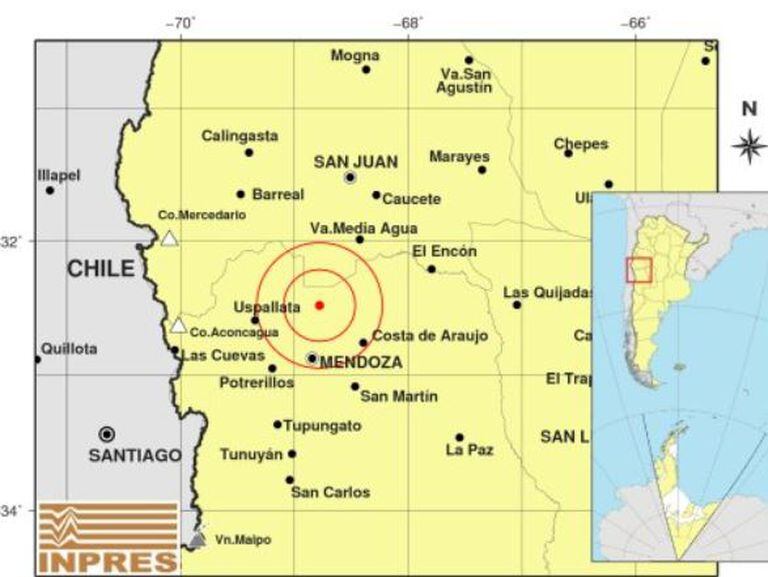 Un sismo de magnitud 4.7 hizo temblar a Mendoza y San juan