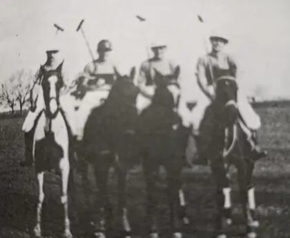 Champagnat B, en 1936: Federico Woodgate, Carlos Zemborain, Alberto Vernet Basualdo y Arturo González Calderón