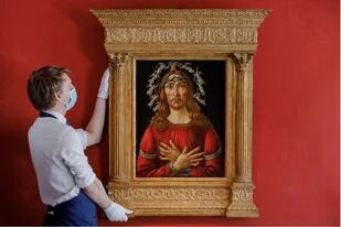 "El hombre de los dolores de Botticelli es un retrato del sufrimiento humano y la espiritualidad que habla un lenguaje universal", opinó un experto de Sotheby's