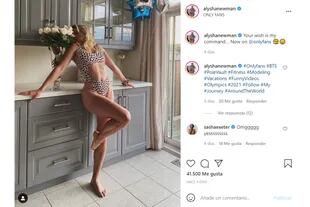 La atleta anunció en Instagram que abrirá su perfil en la plataforma de adultos Onlyfans