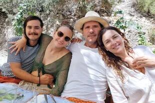Una foto de cuando Andrea y Lucas visitaron a su hija el año pasado en España. Además de pasar unos días con Fini y su novio Nacho en Madrid, también aprovecharon el verano europeo para hacer playa en Ibiza.