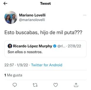 El "poco diplomático" tuit de Lovelli