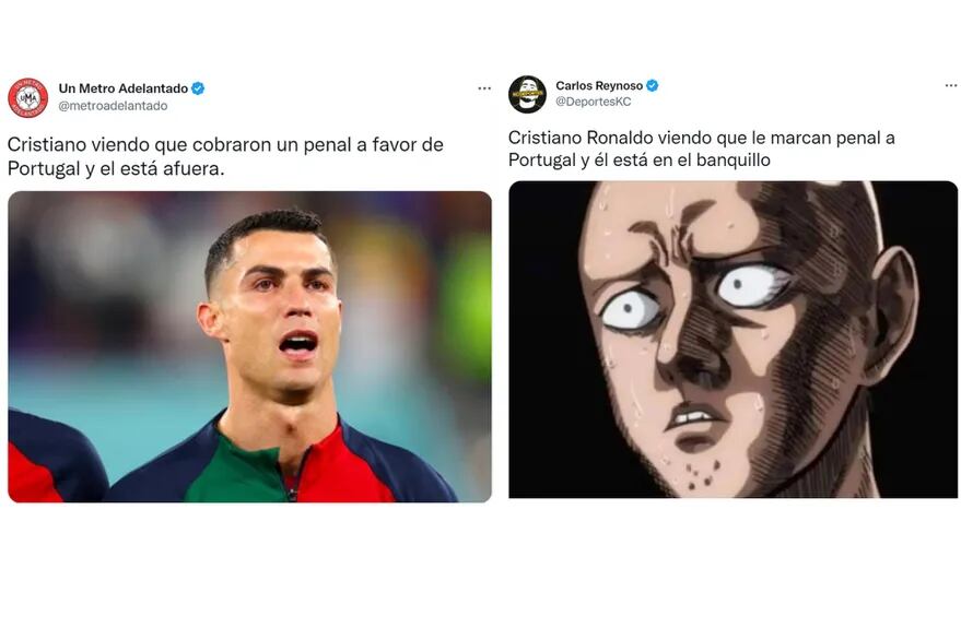 Los mejores memes de Portugal vs. Uruguay: Cristiano Ronaldo fue el protagonista del partido y de las redes sociales
