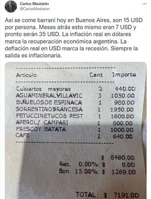 Carlos Maslatón ticket (Foto: Twitter @CarlosMaslaton)
