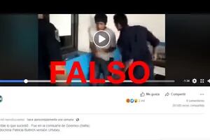 El video de un policía pegándole a un joven en Salta no es actual, sino de 2012