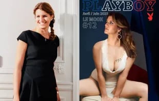 La secretaria de Estado de Francia Marlène Schiappa en la tapa de Playboy