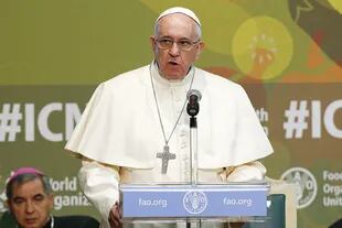 El papa Francisco visitó por primera vez la sede de la FAO