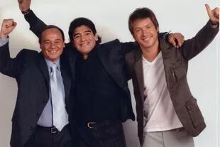 Pablo Codevilla y Adrián Suar, los encargados de convencer a Maradona para emprender su monumental aventura televisiva