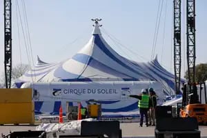 El regreso del Cirque du Soleil a la Argentina: cómo se instaló la carpa de su nuevo show, Bazzar