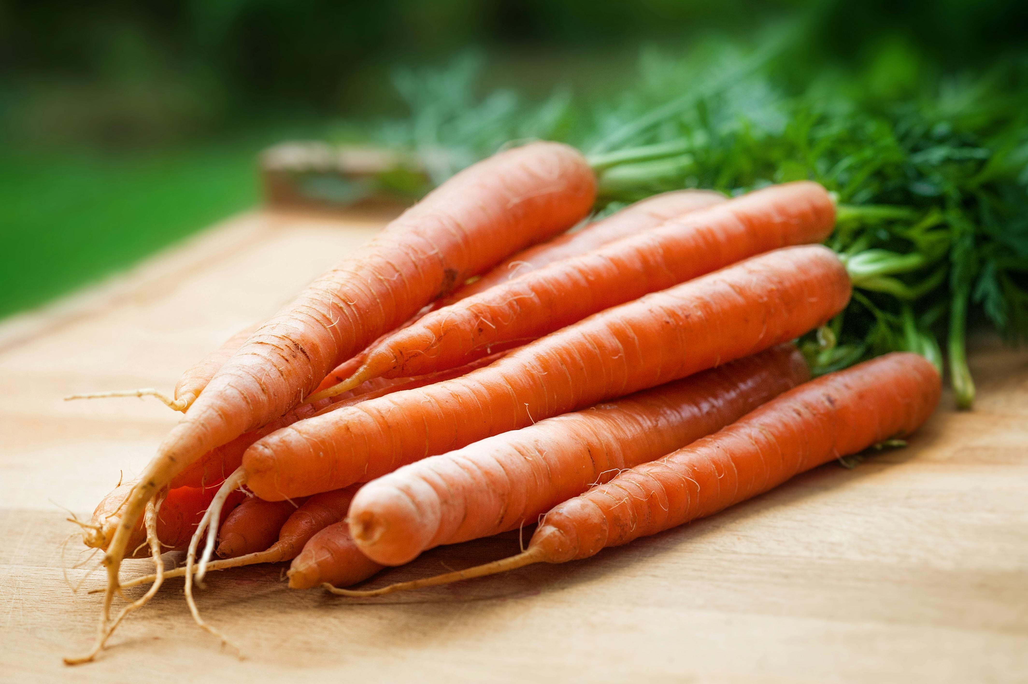 Las zanahorias se destacan por su contenido de complejo B, fósforo, fibra, folatos, fósforo, magnesio, yodo y calcio (Foto: PEXELS)