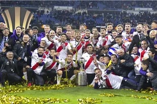 River campeón de la Libertadores 2018 en Madrid, luego de vencer a Boca en la final