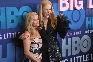 Nicole Kidman, Reese Witherspoon y Laura Dern en la premiere de Big Little Lies
