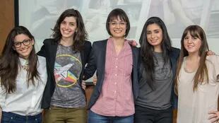 Mujeres techies: Melina Masnatta junto con el resto de las fundadoras del proyecto