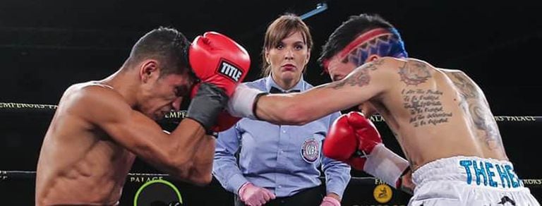 Romina Arroyo, la mujer que hizo historia al convertirse en árbitro de boxeo