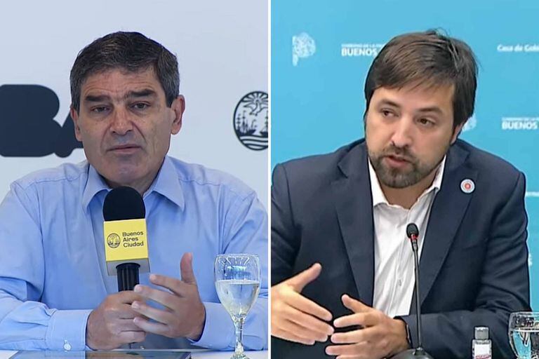 El ministro de Salud porteño, Fernán Quirós, y su par bonaerense, Nicolás Kreplak, explican el fenómeno