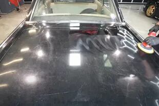The scratches were difficult to remove but a little wax helped bring the car back to its original shine.