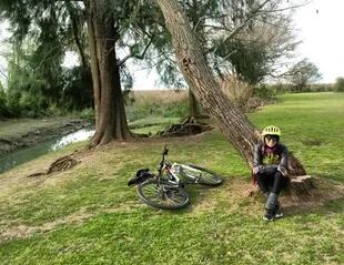 Una compañera suya del grupo Bicicleteadas Zen le informó al resto del equipo que Marcela Bimonte había fallecido en el hospital