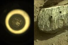 El rover de la NASA recolectó con éxito su primera muestra de roca de Marte