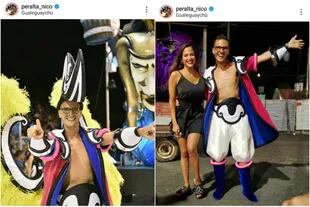 El periodista compartió su experiencia en el carnaval a través de su cuenta de Twitter