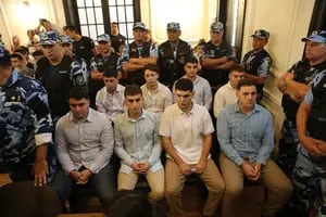 Los condenados por el crimen de Báez Sosa asisten a la audiencia por las apelaciones del fallo
