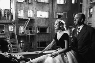 Alfred Hitchcock y su estrella, Grace Kelly