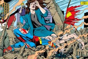Un momento capital en la historia de Superman: su muerte, en la edición del cómic de 1992