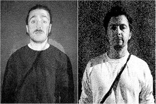 Las imágenes sacadas a McNamara y Hopkins tras la detención de los dos ciudadanos británicos