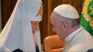El papa Francisco y el patriarca Kirill