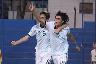 Romero jugó el Sudamericano Sub-15 en noviembre pasado con la selección argentina
