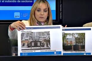 La selección de viviendas que hizo Malena Galmarini para ilustrar la segmentación de tarifas