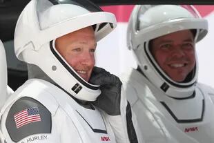 Los astronautas Bob Behnken y Doug Hurley