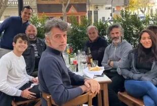 Leo Sbaraglia y Francesc Orella Pinell compartieron un asado en La Paternal