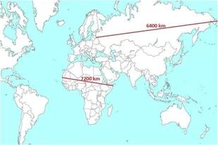 El video viral que muestra cómo es en realidad el mapa del mundo