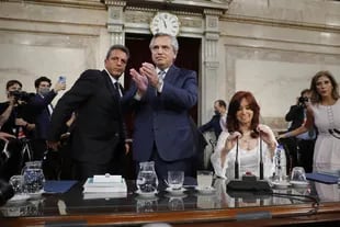 Alberto Fernández, Cristina Kirchner y Sergio Massa se mostraron juntos por última vez durante la apertura de sesiones ordinarias, a principios de mes
