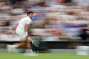 Novak Djokovic venció al coreano Kwon en la primera ronda de Wimbledon 2022.