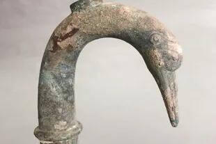 La exactitud con que se representó la cabez del cisne también llamó la atención de los arqueólogos que encontraron la vasija