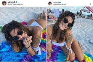 Ivana Nadal recibió el 2022 en Miami y decidió publicar un mensaje reflexivo en su Instagram