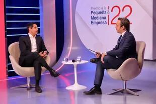 Juan Marotta, CEO de HSBC Argentina y CEO de HSBC LAM Sur, dialoga con José Del Rio, secretario general de Redacción de LA NACION