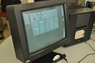 La computadora NeXT en la que Tim Berners-Lee creó el concepto de la Web