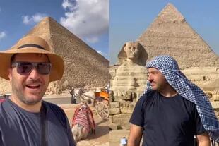 Diego Brancatelli viajó a Egipto y le hizo una sugerencia a los que decidan conocer el país