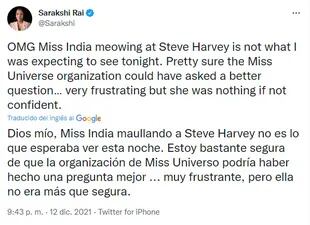 El presentador de Miss Universo generó indignación en Twitter