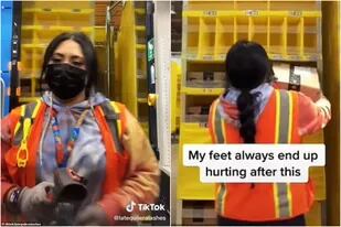 Una mujer contó cómo es un un día de trabajo en un depósito de Amazon y abrió un debate
