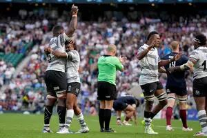 Histórico triunfo de Fiji ante Inglaterra, el rival de los Pumas en la presentación del Mundial de Francia