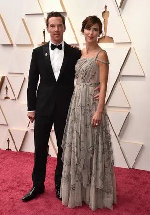Benedict Cumberbatch con su esposa, Sophie Hunter